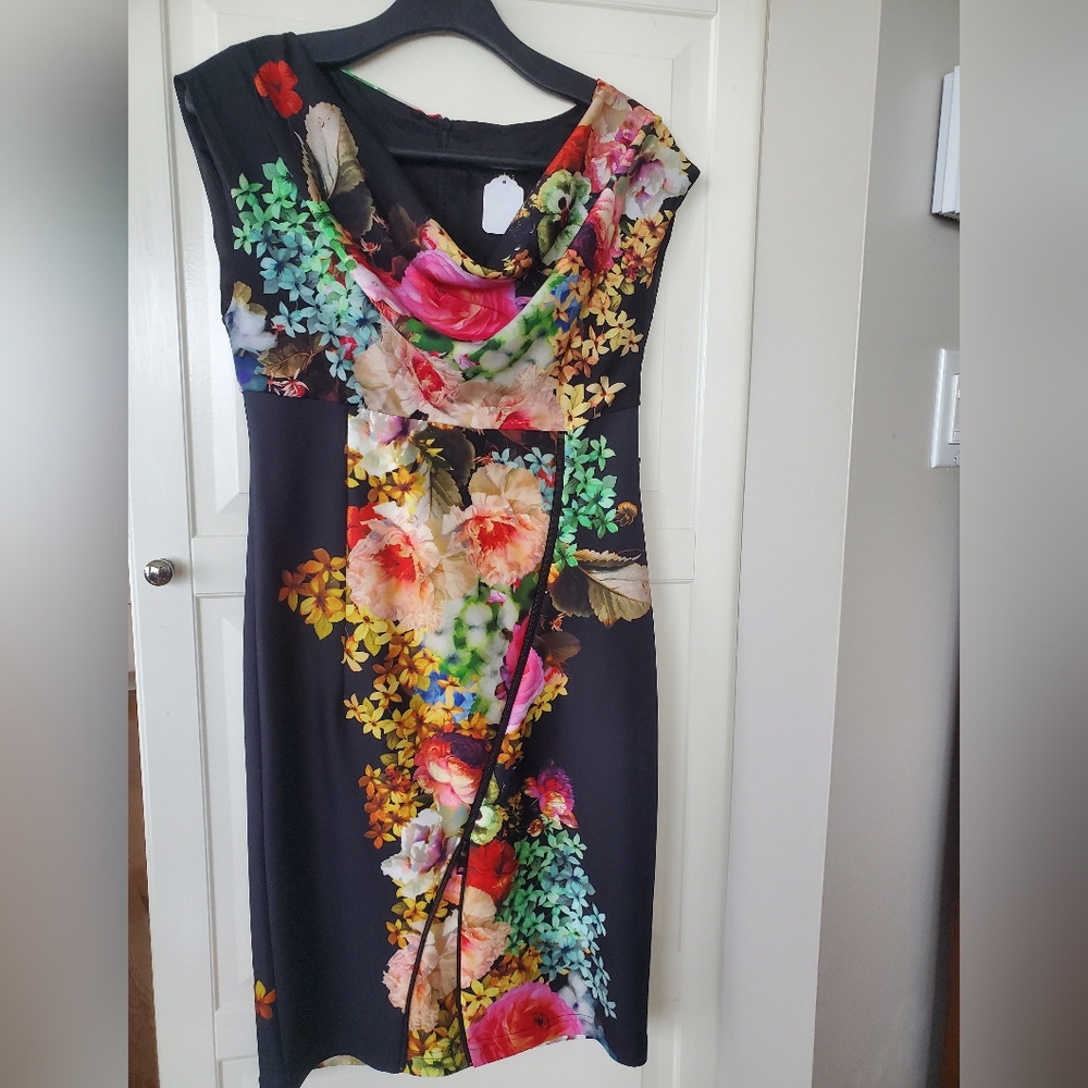 Beautiful Floral Cartise Dress Size 8 - NWT